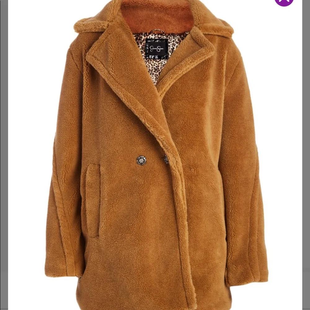 FAUX FUR/SHERPA COAT Jessica Simpson